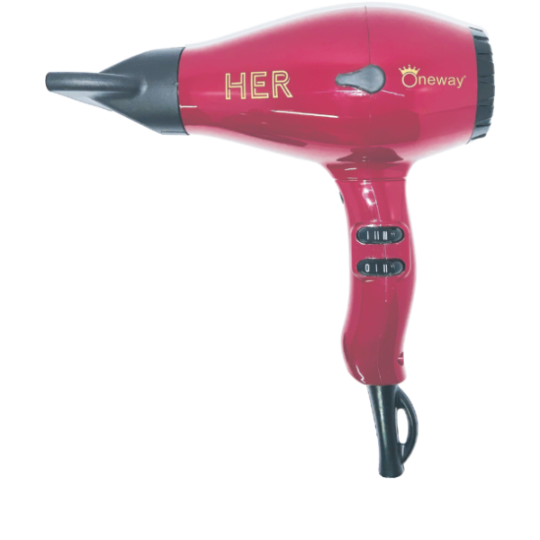 Oneway Phon Hairdryer HER Bordeaux Professional - 