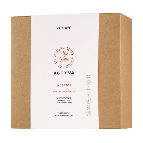 Kemon Actyva P Factor Kit Hair Loss Prevention - 