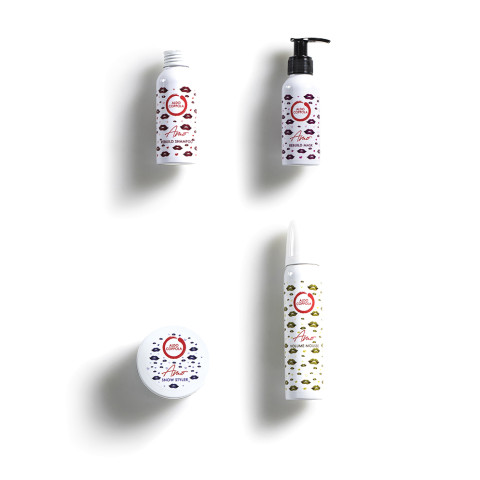 Aldo Coppola Amo Line set (shampoo + mask + mousse + snow styler) - 