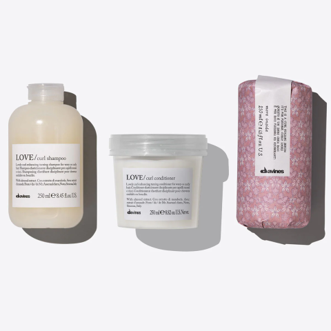 Davines LOVE CURL Trio Beauty kit (shampoo + conditioner + siero)