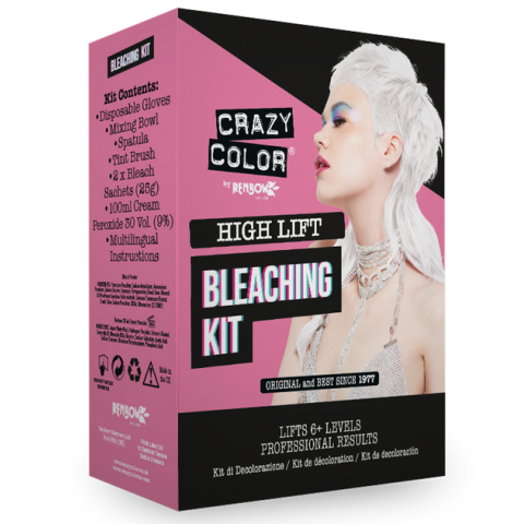 CRAZY COLOR BLEACHING kit decolorazione capelli - 