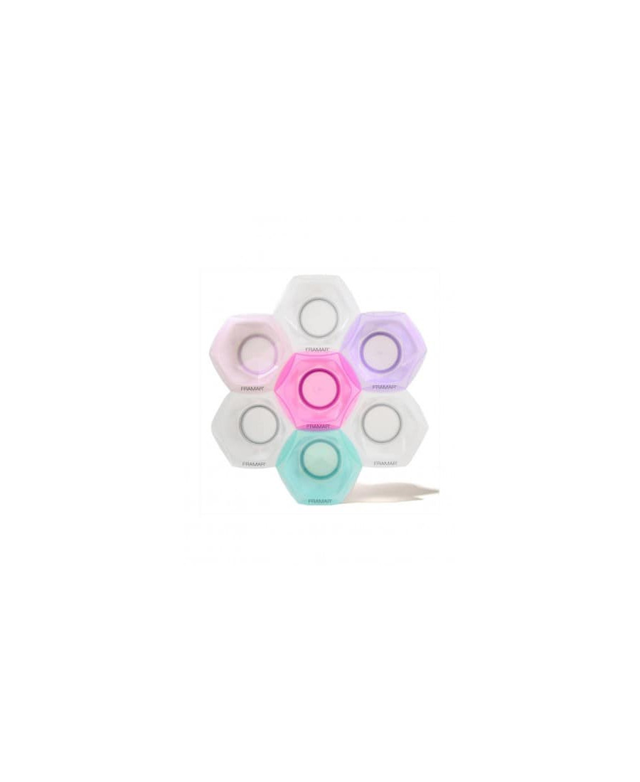 Framar Connecting & color 7 connecting bowls - colori pastello - 