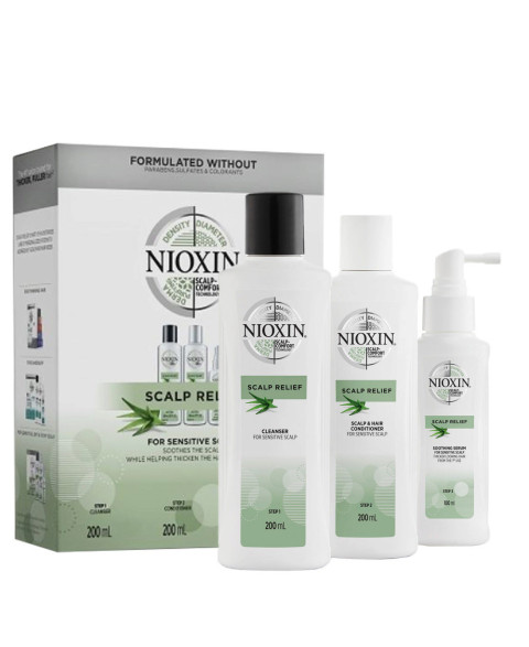Nioxin Scalp Relief Kit 200ml+200ml +100ml