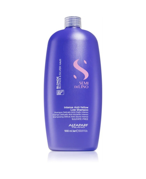 Alfaparf Semi di Lino Blonde Anti-Yellow Low Shampoo 1000ml - 