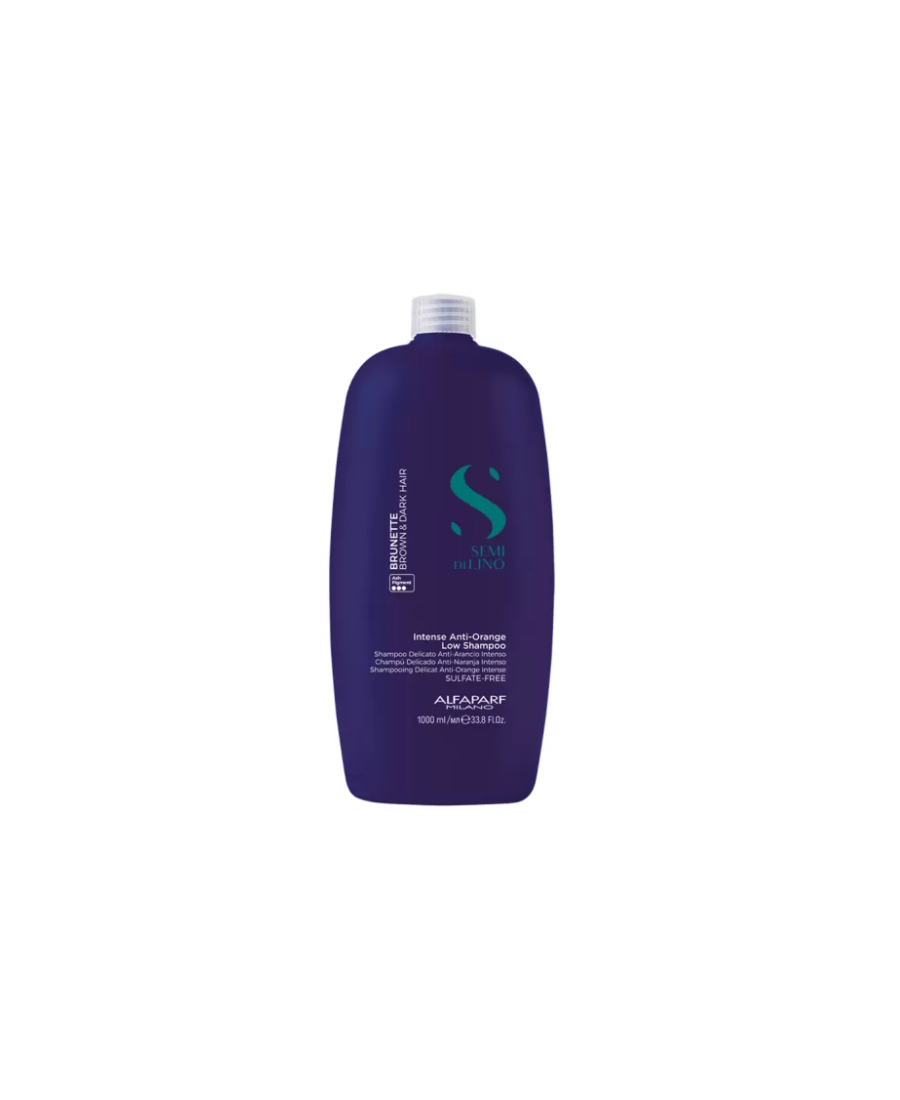Alfaparf Semi di Lino Brunette Anti-Orange Low Shampoo 1000ml - 