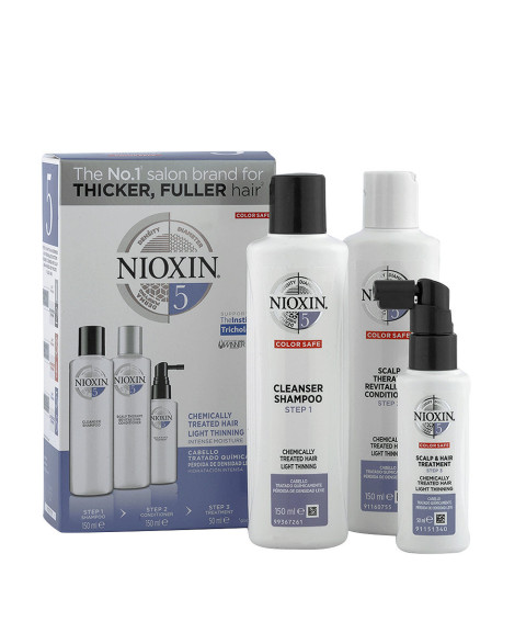 Nioxin Sistema5 Kit completo Anticaduta 150ml + 150ml + 50ml