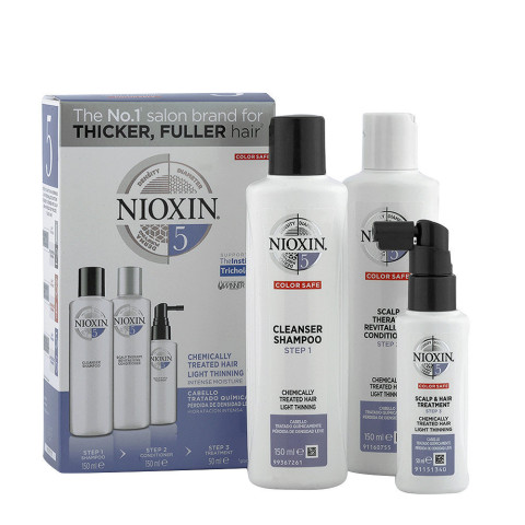 Nioxin Sistema5 Kit completo Anticaduta 150ml + 150ml + 50ml