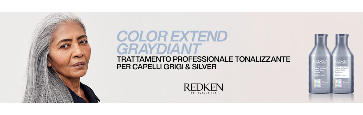 Redken Color Extend Graydiant, prodotti antigiallo per capelli grigi